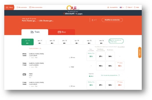 Cdiscount élargit son offre voyages avec OUI.sncf