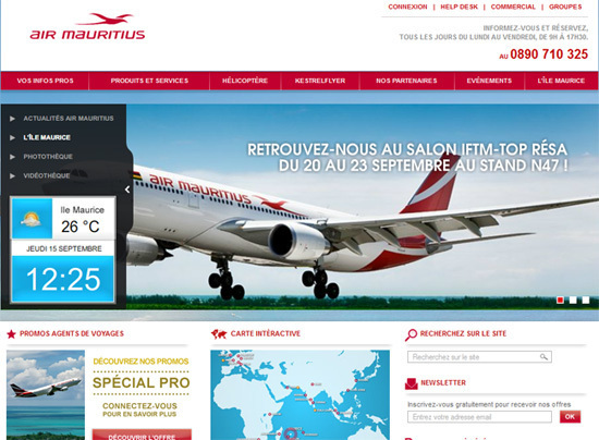 Air Mauritius fait gagner 2 billets d'avion pour le lancement de son site B2B Air Mauritius fait gagner 2 billets d'avion pour le lancement de son site B2B