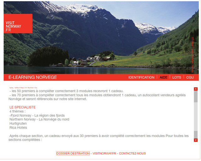 Visit Norway lance son e-learning Visit Norway lance son e-learning