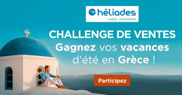 Challenge de ventes : Héliades vous fait partir cet été en Grèce - Crédit photo : Héliades