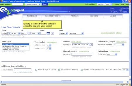g2agent.com commercialise l’offre de 7 compagnies US représentent 80% des billets d’avion vendus en agences de voyages. g2agent.com commercialise l’offre de 7 compagnies US représentent 80% des billets d’avion vendus en agences de voyages.