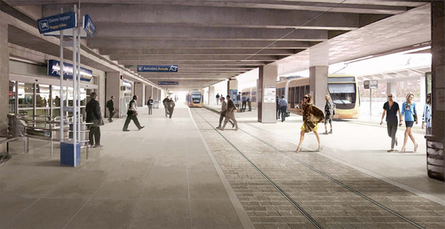La ligne de 11,3 Km d’est en ouest qui reliera l’aéroport au centre et au port de Nice, sera sur 3,2 km souterraine en cœur de ville - DR La ligne de 11,3 Km d’est en ouest qui reliera l’aéroport au centre et au port de Nice, sera sur 3,2 km souterraine en cœur de ville - DR