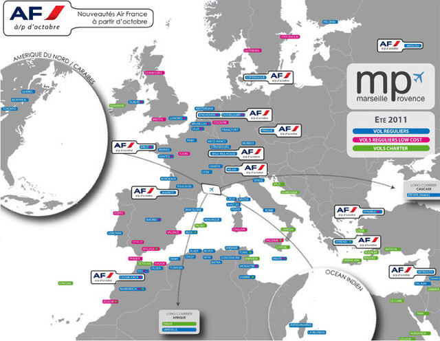 Air France inaugure la base de Marseille