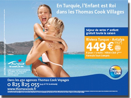 Thomas Cook s'affichera dans la métro parisien