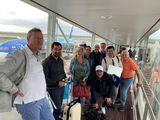 La délégation française de pros du tourisme au départ, direction la California Cup 2019 - DR
