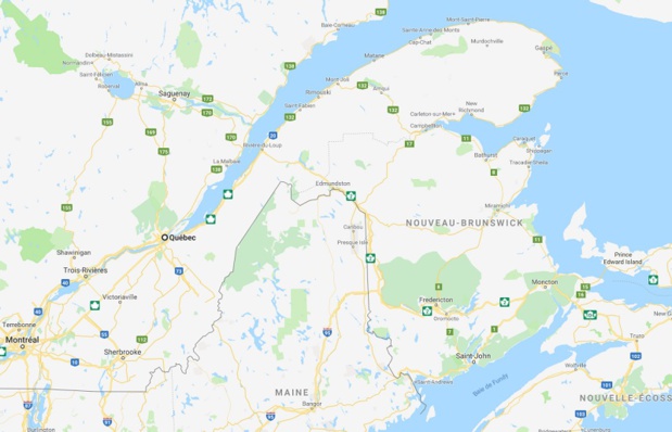 Inondations au Canada dans le Sud du Québec et au Nouveau-Brunswick- DR Inondations au Canada dans le Sud du Québec et au Nouveau-Brunswick- DR