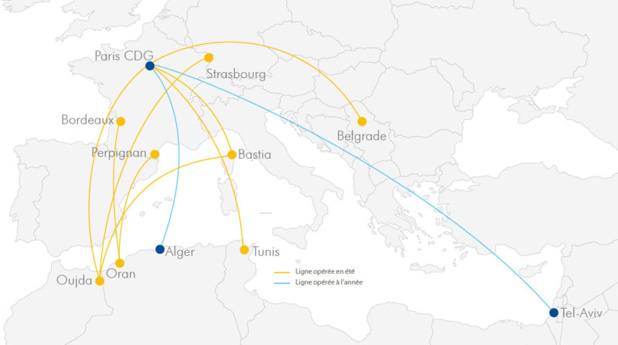 Réseau 2019 Vols réguliers ASL Airlines France ©ASL Airlines France