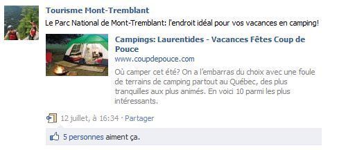 Source: Tourisme Mont-Tremblant Source: Tourisme Mont-Tremblant