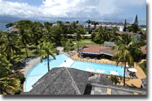 Vue de La Creole Beach Hotel*** en Guadeloupe