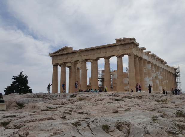 Parthénon, Agora, Propylées… tous ces sites évoquent les débuts de la démocratie et de ses penseurs stars, Socrate, Aristote, Platon… - DR : A.B. Parthénon, Agora, Propylées… tous ces sites évoquent les débuts de la démocratie et de ses penseurs stars, Socrate, Aristote, Platon… - DR : A.B.