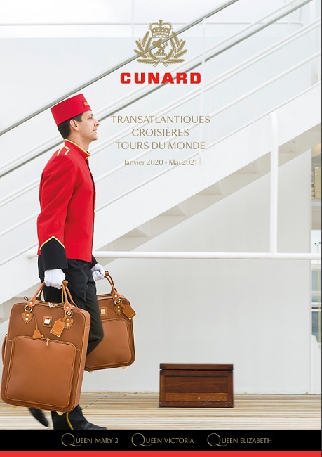 Cunard fait paraître sa brochure 2020-2021