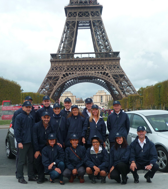 Les équipes Skyteam à Paris. Photo DR