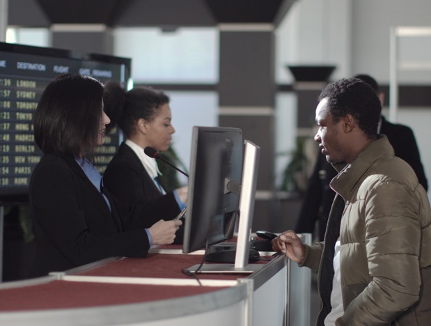 Les passagers ont pu s’enregistrer à l’aide d’une application Amadeus disponible sur smartphone. - Photo Depositphotos.com Auteur EvgeniyShkolenko