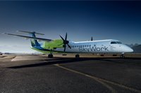 Bombardier DASH-8 Q400 de la flotte de SkyWork Airlines - Photo DR