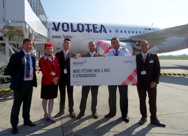 Volotea fête ses 4 ans à Strasbourg et annonce de nouvelles lignes