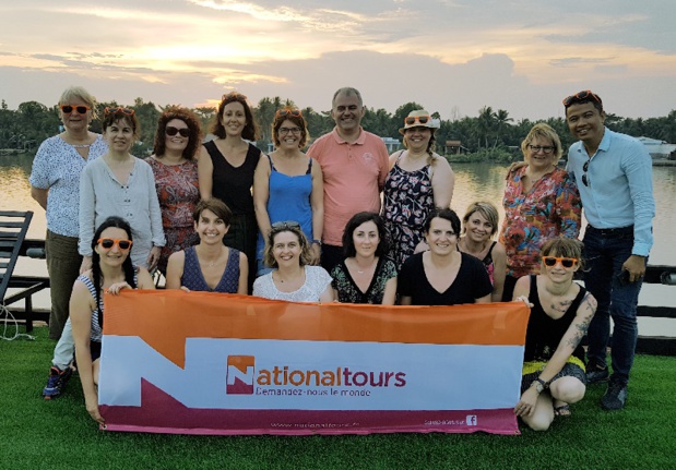 Le groupe d'agents de voyages en éductour au Vietnam - DR Le groupe d'agents de voyages en éductour au Vietnam - DR
