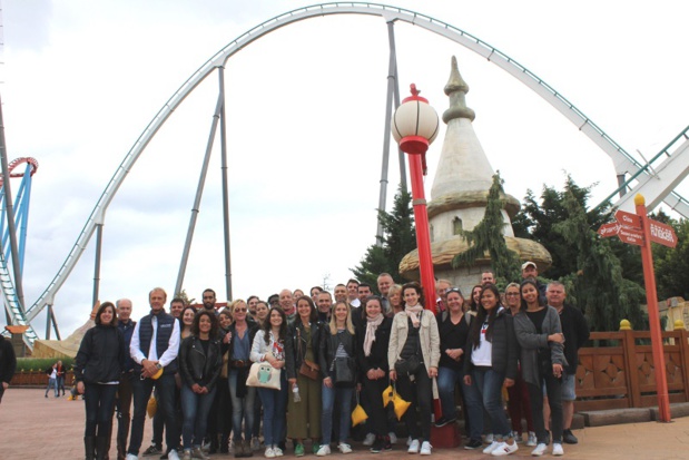 Les participants à PortAventura en Catalogne - DR