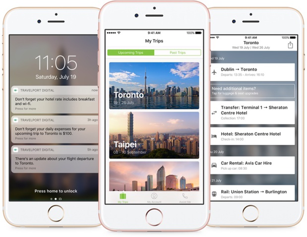 Trip Assist, l'appli développée par Travelport - DR Trip Assist, l'appli développée par Travelport - DR