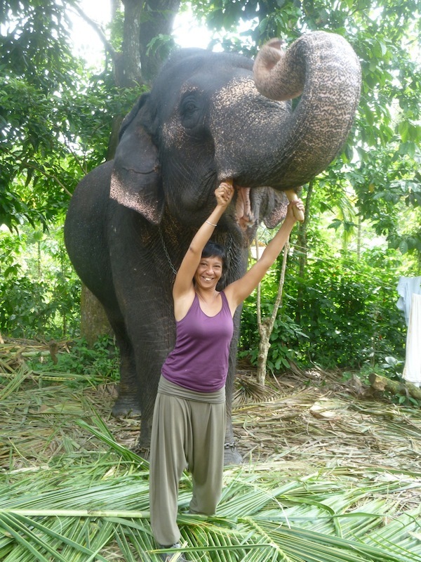 Caroline Debonnaire, créatrice de Vision Ethique à Périyar dans la région du Kérala en Inde du Sud.