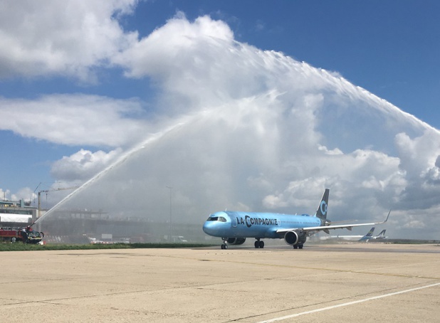 Le tout nouvel A 321 Neo flambant neuf de La Compagnie s'est envolé pour la première fois vers New York le 6 juin 2019 - DR : C.H.