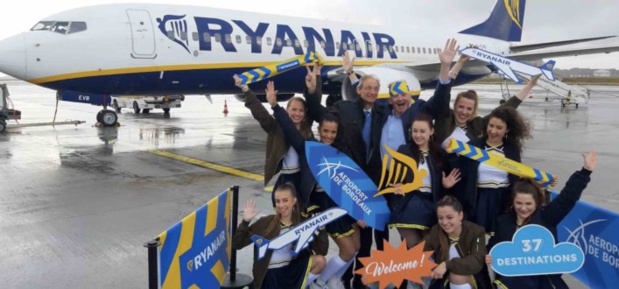 Ryanair a célébré ce 12 juin l’ouverture de ses 2 nouvelles bases à Bordeaux et à Marseille - DR