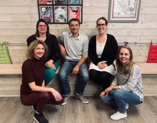 Christine Fumeau (à gauche) et son équipe - DR : EvaZion Christine Fumeau (à gauche) et son équipe - DR : EvaZion