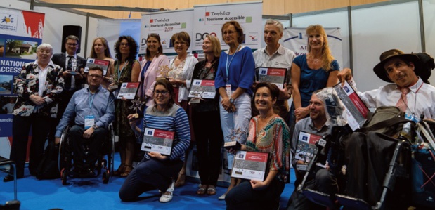 La remise des 5e Trophées du tourisme accessible s'est déroulée lors du salon Handica de Lyon, les 5 et 6 juin 2019 - DR : Tourisme & Handicaps