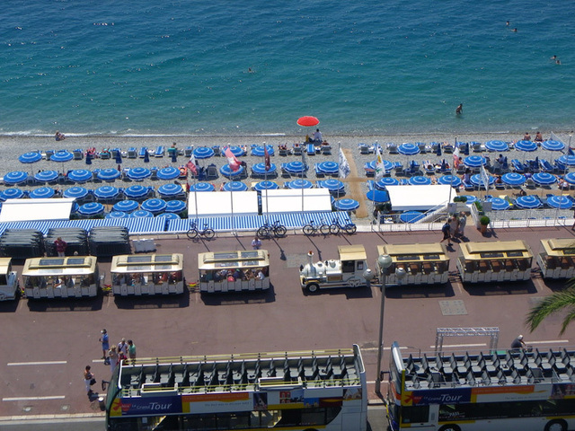 La promenade des Anglais à Nice sera reliée en 2019, en 3 heures de train à Milan. Photo DR