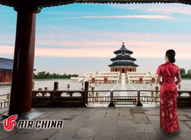 Dès le 2 août 2019, Air China assurera une liaison régulière entre Nice Côte d’Azur et Pékin - DR : Air China Dès le 2 août 2019, Air China assurera une liaison régulière entre Nice Côte d’Azur et Pékin - DR : Air China