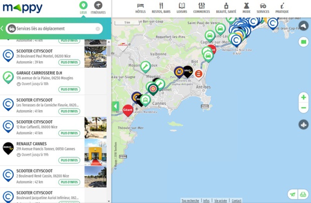 Travelcar intègre le site de Mappy