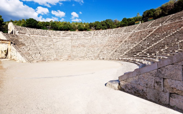 Le Théâtre antique d’Épidaure en Grèce accueillera la Comédie Française les 26 et 27 juillet 2019. - Photo DiscoverGreece