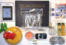Un exemple de box cadeau envoyé aux clients par Boarding Box - Crédit photo : Boarding Box