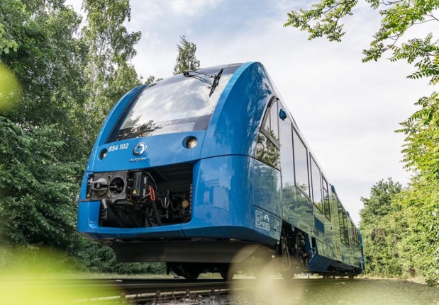 Le train qui circule en Allemagne alimenté par une pile à combustible - DR