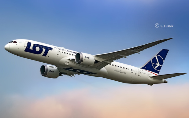 Le vol vers Pékin Daxing durera 8h40 et sera opéré en Boeing 787 Dreamliner tri-classes - DR : LOT