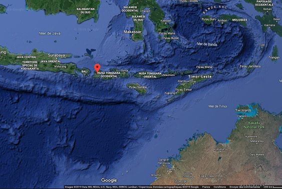 Tempête tropicale : des vagues de plusieurs mètres attendues en Indonésie - Crédit photo : Google Maps Tempête tropicale : des vagues de plusieurs mètres attendues en Indonésie - Crédit photo : Google Maps