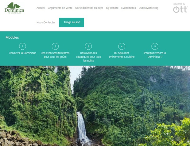 E-learning de La Dominique pour les agents de voyages et TO - DR E-learning de La Dominique pour les agents de voyages et TO - DR