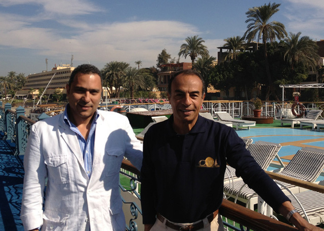 O Nil, TO et réceptif en Egypte : Cherif El Shalakani dirige l’entreprise avec son associé Georges Baligh. - Photo DR GB