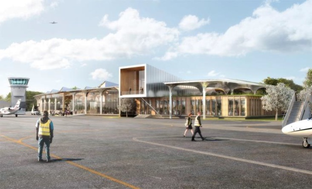 Une nouvelle aérogare mise en service début 2022 - DR Une nouvelle aérogare mise en service début 2022 - DR