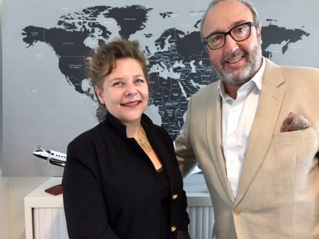 Sophie Lacour, fondatrice d’Advanced Tourism et Frédéric Lorin, Directeur d’IFTM Top Resa - DR Sophie Lacour, fondatrice d’Advanced Tourism et Frédéric Lorin, Directeur d’IFTM Top Resa - DR