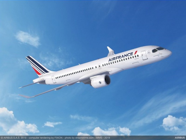 Air France confirme la commande de 60 A220-300, résultant du partenariat entre Airbus et Bombardier - crédit photo : Airbus