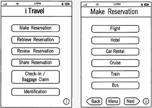 iTravel, un équivalent d'iTunes dédié à l'univers du voyage, permettra de réserver une prestation touristique depuis son iPhone ou son iPad : vol, hôtel, voiture, train ou même une croisière, et de s'enregistrer à l'aéroport.