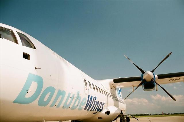 Danube Wings pose ses ailes à l'aéroport Dole-Jura - Photo DR Danube Wings