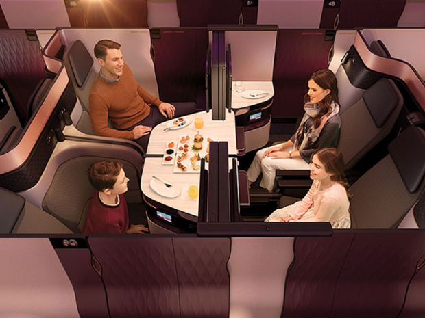 L'A350-1000 est conçu pour répondre parfaitement aux besoins des passagers - DR qatarairways.com
