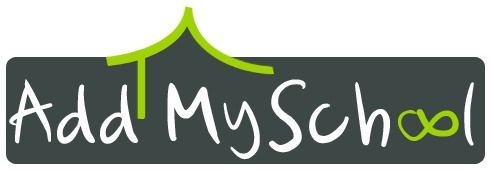 Voici le logo du Challenge ''AddMySchool'', dû au talent de Mélanie Philibin, notre graphiste