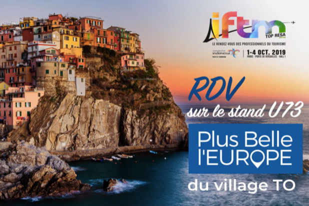 Découvrez le riche programme de PLUS BELLE L’EUROPE à l’IFTM (Stand U73, village TO)