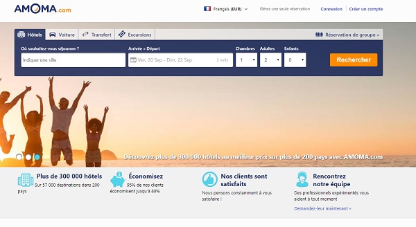 OTA : Amoma la concurrente de Booking a fait faillite