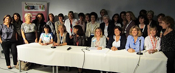 L'association "Femmes du Tourisme" pendant leur dernière réunion à Top Résa - DR : LAC