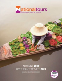 Nationaltours : le nouveau catalogue 2019/2020 arrive dans les agences