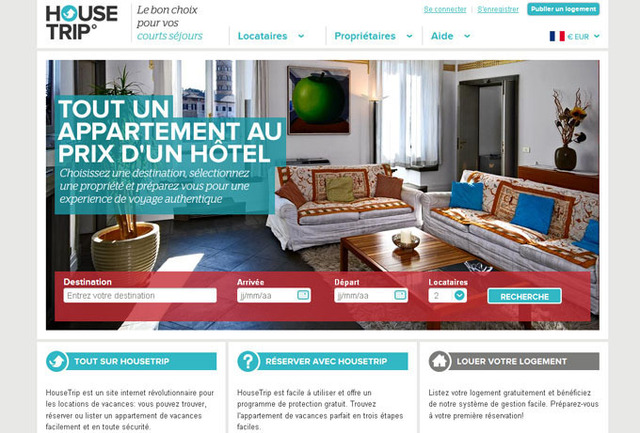 Locations vacances : Housetrip.com débarque en France