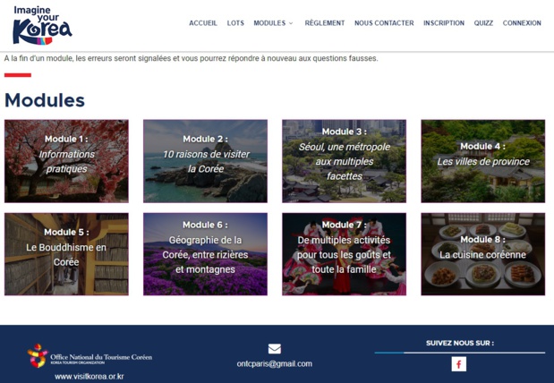 Elearning spécial Corée du Sud pour les agents de voyages - DR Elearning spécial Corée du Sud pour les agents de voyages - DR